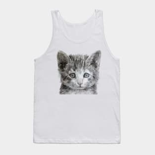 Kitten illustration Tank Top